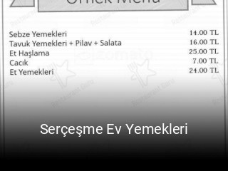 Serçeşme Ev Yemekleri