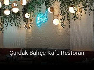 Çardak Bahçe Kafe Restoran