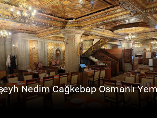 Emirşeyh Nedim Cağkebap Osmanlı Yemekleri