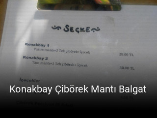 Konakbay Çibörek Mantı Balgat