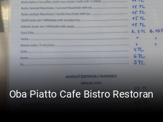 Oba Piatto Cafe Bistro Restoran